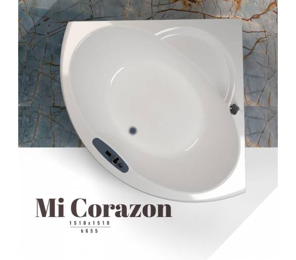 Гідроаеромасажна ванна WGT Mi Corazon куточок 151х151 Hydro Aero