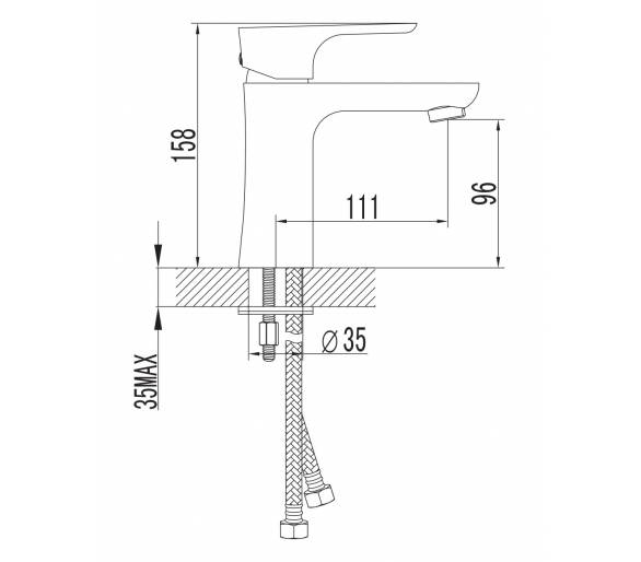 ᐉ Змішувач для раковини Imprese Valtice купити в Києві за вигідною ціною. Доставка по Україні. Гарантія