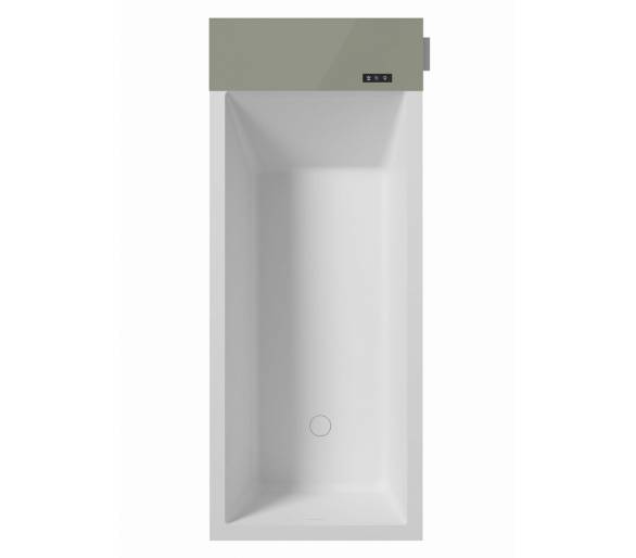 Аэромассажная ванна из искусственного камня Albatros Modula Wall 202x85 в угол
