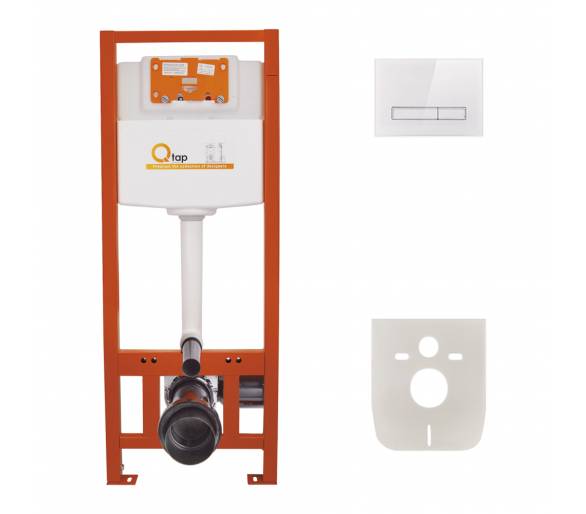 Встановіть установку 4в1 Qtap Nest ST з лінійною змивною панеллю QT0133M425V1105GW