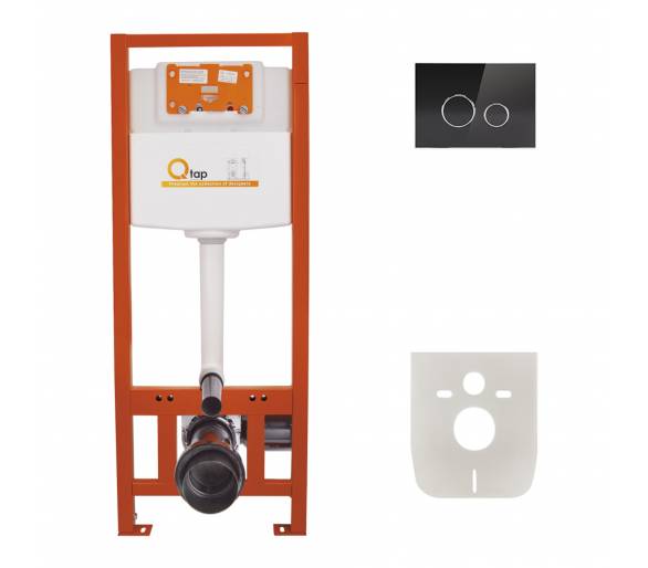 ᐉ Встановити установку 4 в 1 Qtap Nest ST з круглим змивом панелі QT0133M425V1163GB купити в Києві за вигідною ціною. Доставка п