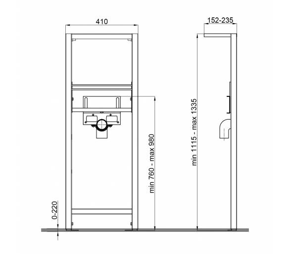 Установка для мийки Qtap Nest QT0111705B
