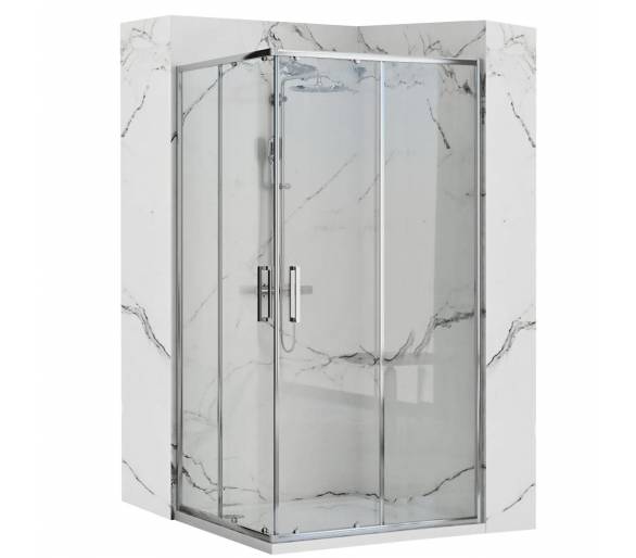 Душова кабіна REA хром PUNTO 90X90