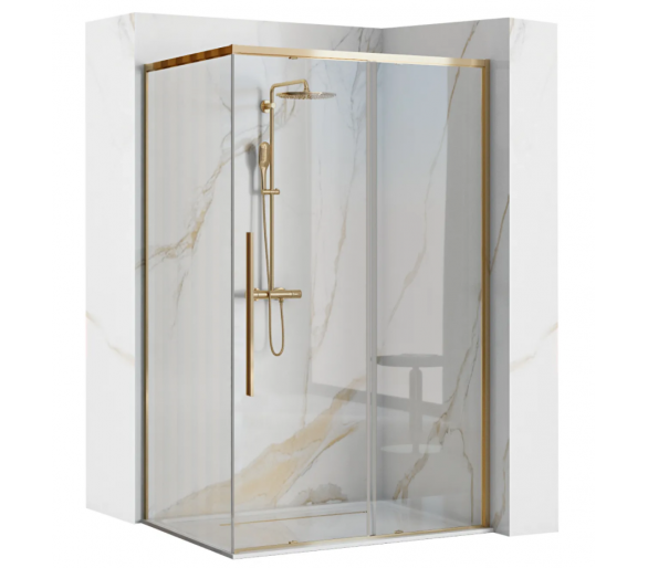 Душова кабіна REA SOLAR 100X80 gold