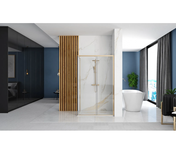 Душова кабіна REA SOLAR 100X80 gold