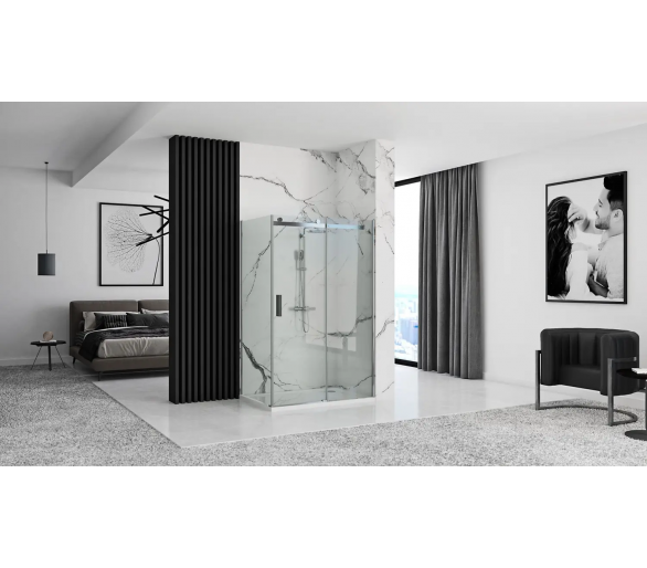 Душова кабіна REA хром MARTEN 100X80
