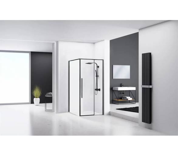 Душова кабіна REA SOLAR 120X90 чорного кольору