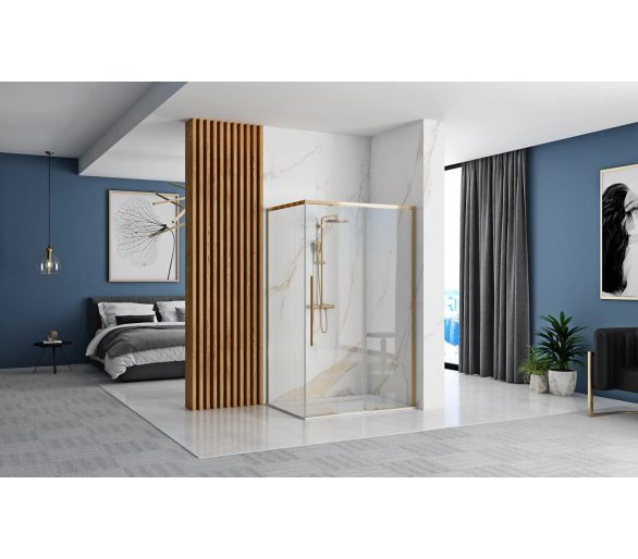 Душова кабіна REA SOLAR 90X90 gold