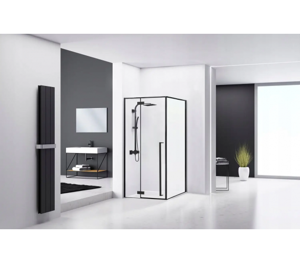 Душевая кабина REA FARGO BLACK 90X90 черный