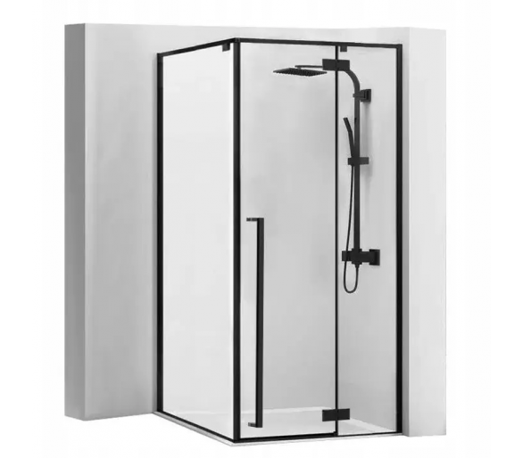 Душевая кабина REA FARGO BLACK 90X90 черный