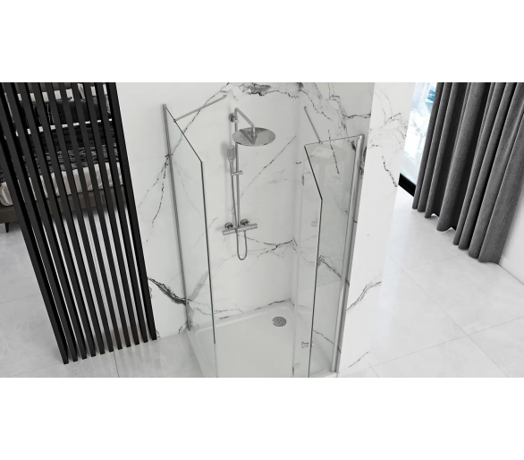 Душевая кабина REA MADOX U 90X90 хром