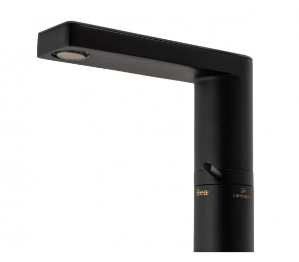 Змішувач для раковини (умивальник) REA AMAR LCD BLACK black low