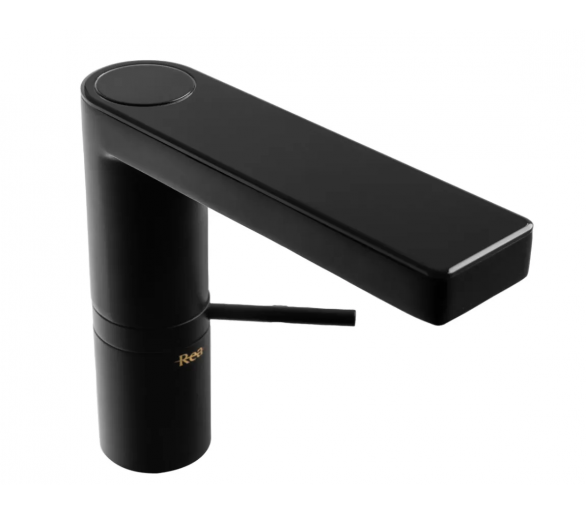 Смеситель для раковины (умывальника) REA AMAR LCD BLACK черный низкий