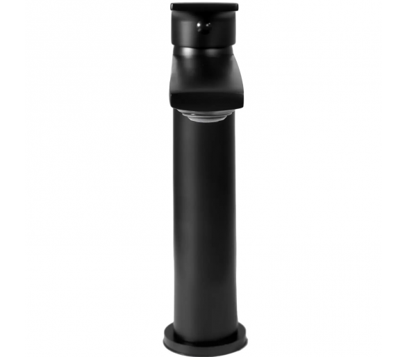 Змішувач для раковини (умивальник) REA LUPPO BLACK black low