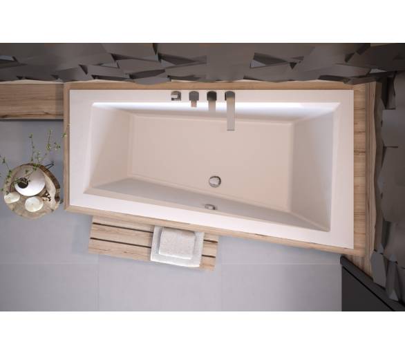 Акриловая ванна BESCO INTIMA SLIM 150х85 см. правая 