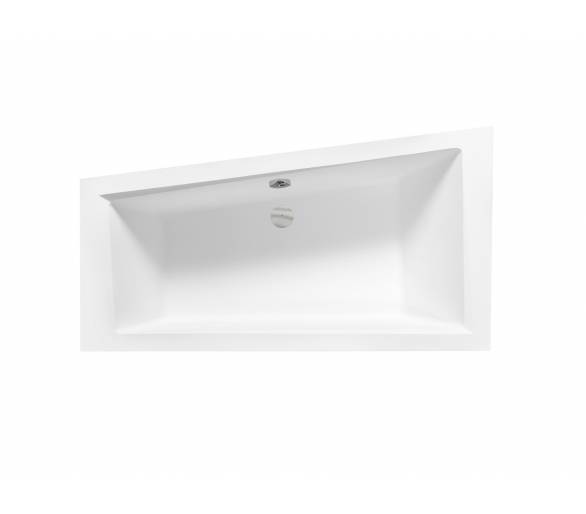 Акрилова ванна BESCO INTIMA SLIM 160х90 см. зліва