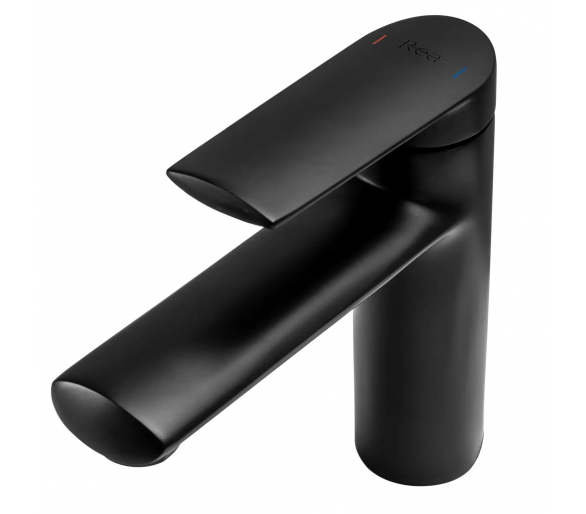 Кран для раковини (умивальник) REA BUZZ BLACK BLACK LOW