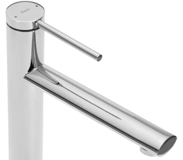 Смеситель для раковины (умывальника) REA OVAL CHROME хром высокий