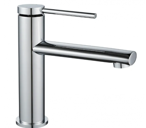 Кран для мийки (умивальник) REA OVAL CHROME chrome low