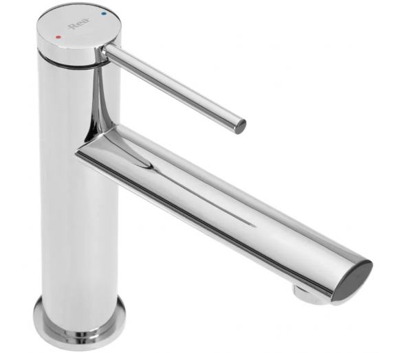 Смеситель для раковины (умывальника) REA OVAL CHROME хром низкий
