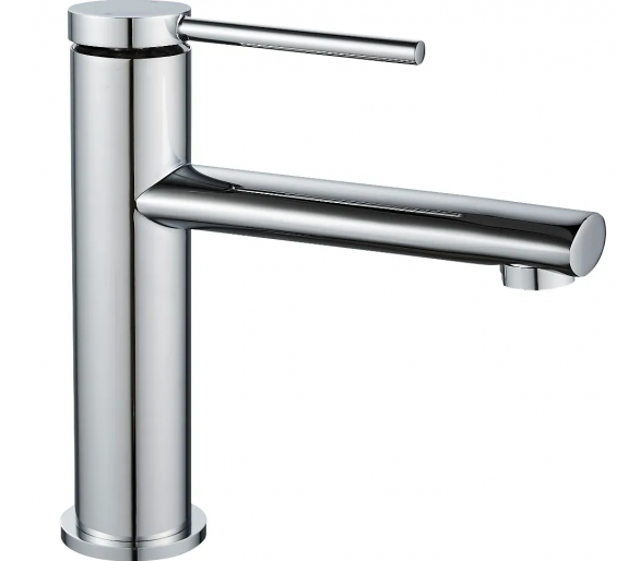 Смеситель для раковины (умывальника) REA OVAL CHROME хром низкий