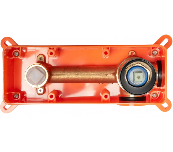 Змішувач умивальника REA змивне кріплення OVAL GOLD + BOX