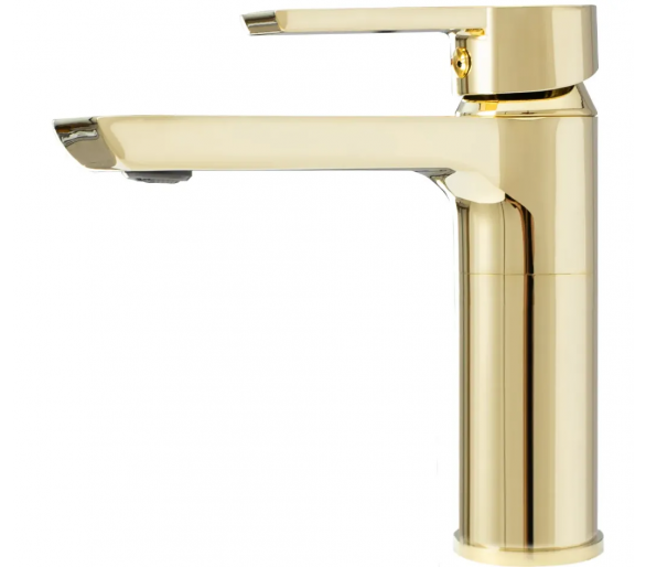 Кран для раковини (умивальник) REA золотий низький ARGUS GOLD
