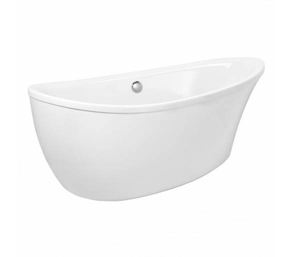 Ванна окремостояча 180x91x68,5 см овальна з сифоном, акрил