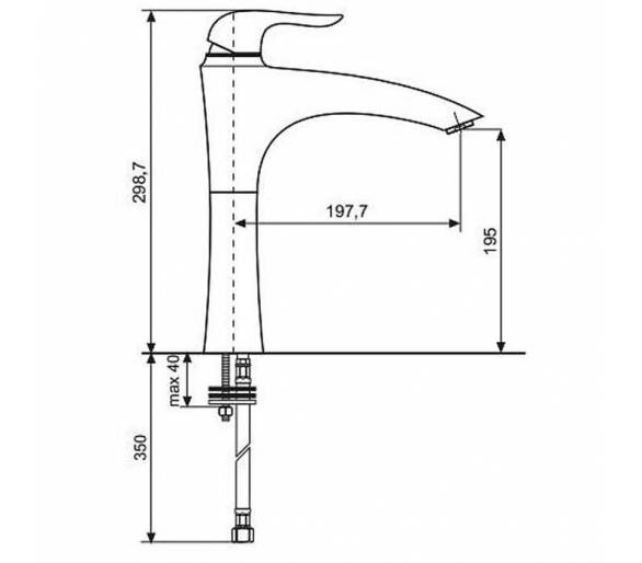 Змішувач кухонний Neco CR91097 Emmevi