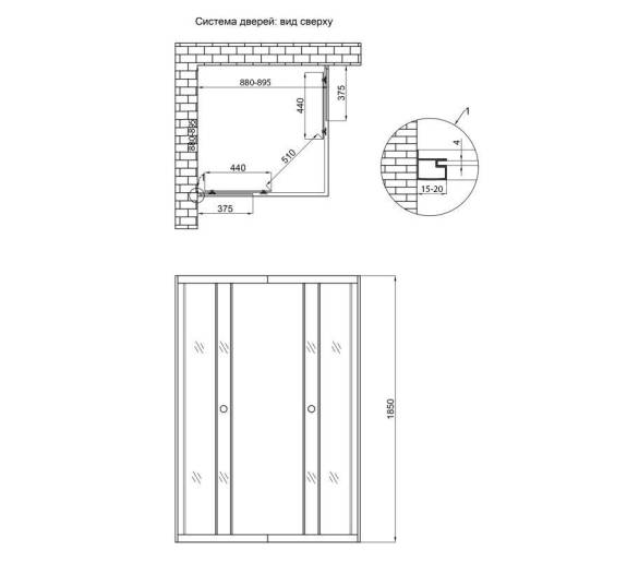 Душевая кабина Lidz WAWEL SC90x90.SAT.LOW.FR
