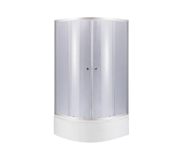 Душова кабіна Latwa SC80x80.SAT.HIGH.GR високий піддон