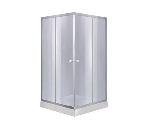 Душова кабіна WAWEL SC80x80.SAT.LOW.GR низький піддон