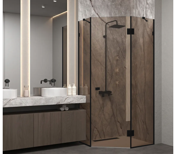 Пятиугольная кабина SOFI 95x95 см.