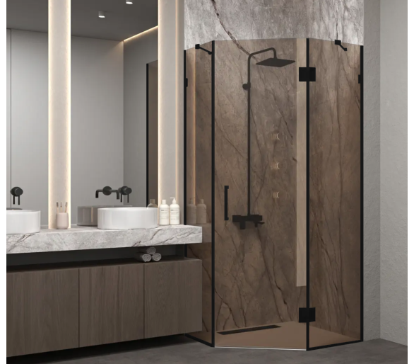 П'ятикутна душова кабіна SOFI 100x100x200 см