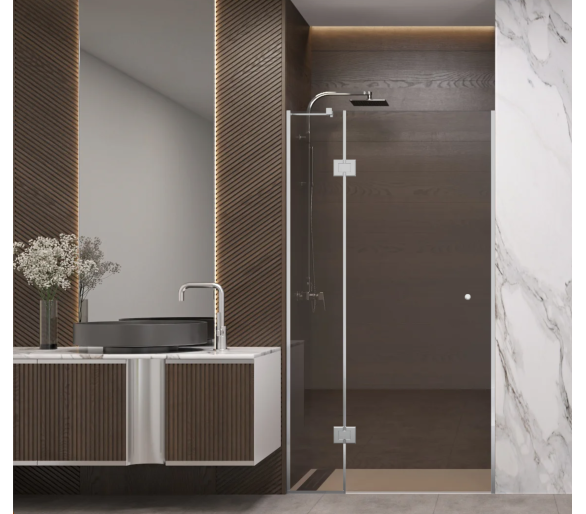 Душевые стеклянные двери MARSELL 150x200м.