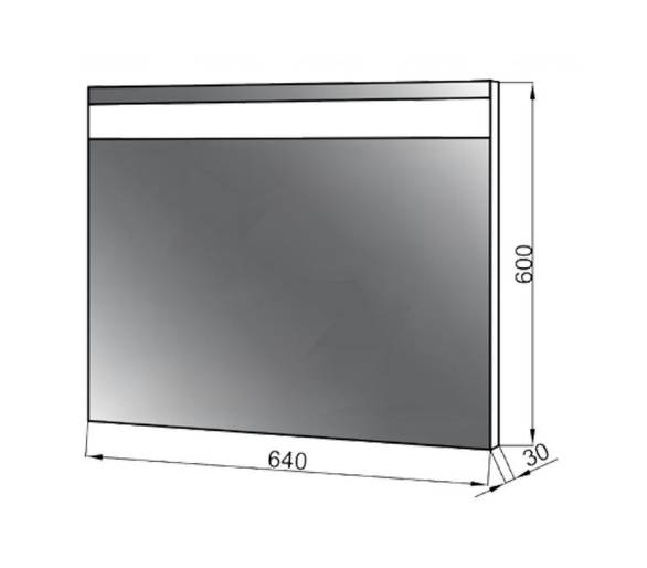 Дзеркало Valencia Z-64 LED
