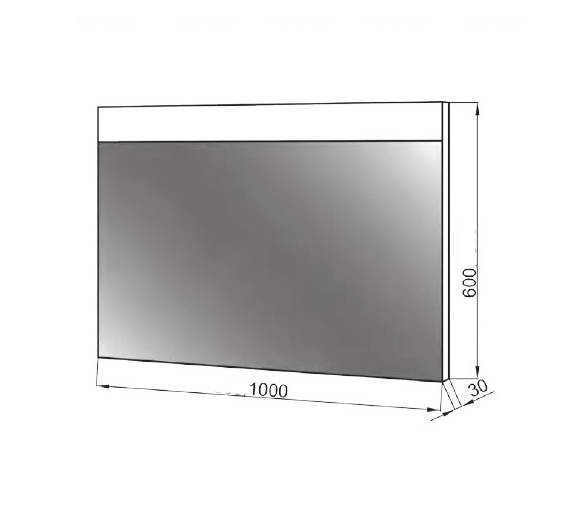 Дзеркало Valencia Z-100 LED