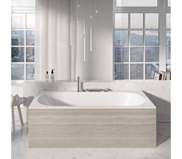 Акриловая прямоугольная ванна CITY SLIM 180x80