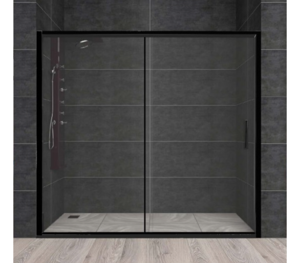Душові двері Veronis Carmen Black 110