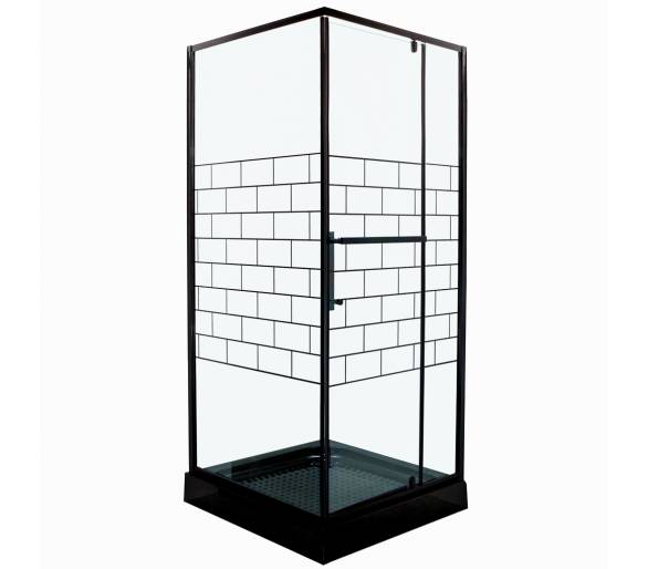 Душова кабіна VIVIA BERTA 90х90х205 мілкий піддон