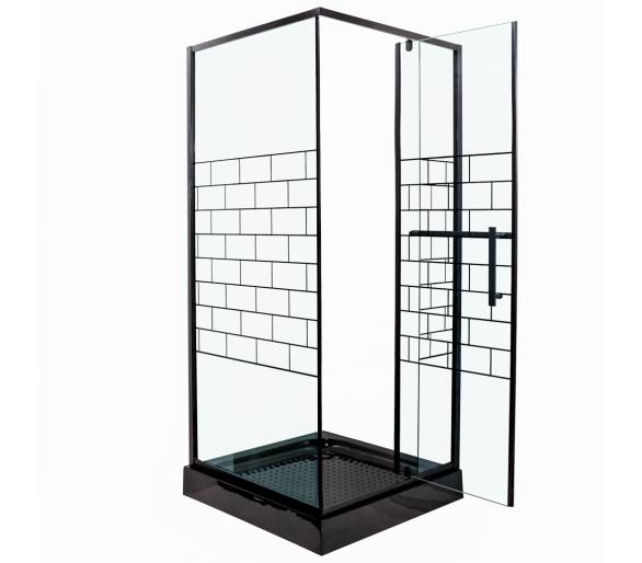 Душова кабіна VIVIA BERTA 90х90х205 мілкий піддон