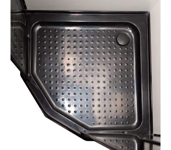 Душевая кабина VIVIA — Ida Black P 92/5 B LN 90х90х205 мелкий поддон