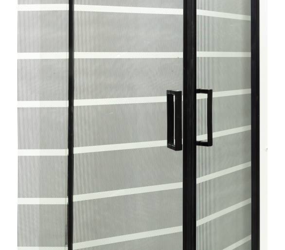 Душевая кабина VIVIA — Ida Black P 92/5 B LN 90х90х205 мелкий поддон