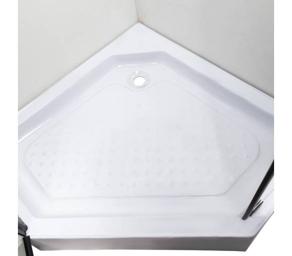 Душова кабіна VIVIA Ethna Black P91 B 90x90x195 мілкий піддон