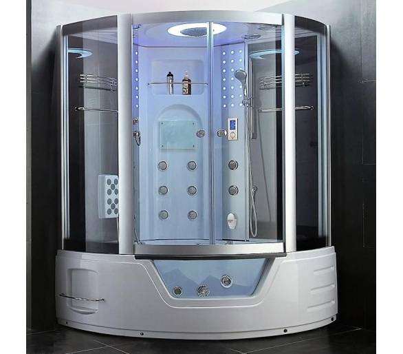 Гидромассажный бокс GOLSTON G-U2212 с парогенератором 1450x1450x2230