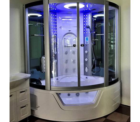 Гідромасажний бокс GOLSTON G-U2212 з парогенератором 1450x1450x2230