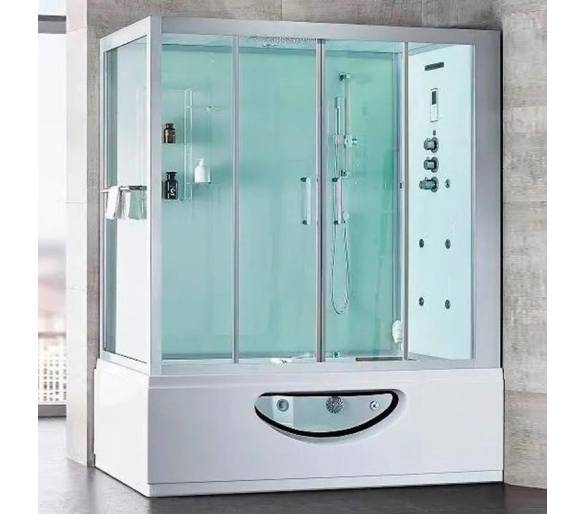 Гідромасажний паровий бокс Golston G-U697 білий 1790х960х2230 мм
