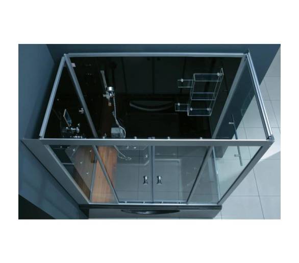 Гідромасажний паровий бокс Golston G-U697 чорний 1790х960х2230 мм