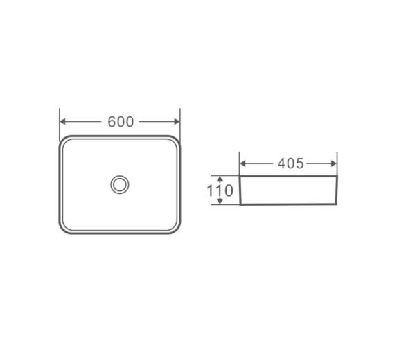 Умывальник Qtap Tern 600