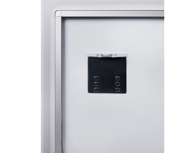 Дзеркало Qtap Aquarius з LED, лінза 1000х800